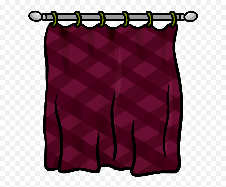 Burgundy Curtains Club Penguin Rewritten Wiki Fandom - Closed Curtain Clipart Png,Red Curtain Png