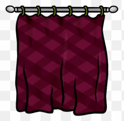 Burgundy Curtains Club Penguin Rewritten Wiki Fandom - Closed Curtain Clipart Png,Red Curtain Png