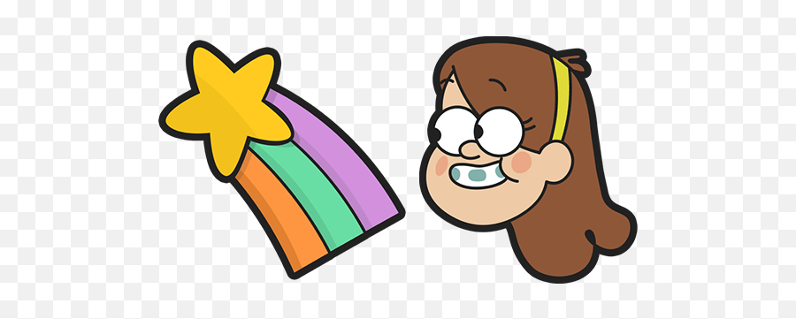 Gravity Falls Mabel Cursor U2013 Custom Browser Extension - Clip Art Png,Grunkle Stan Png