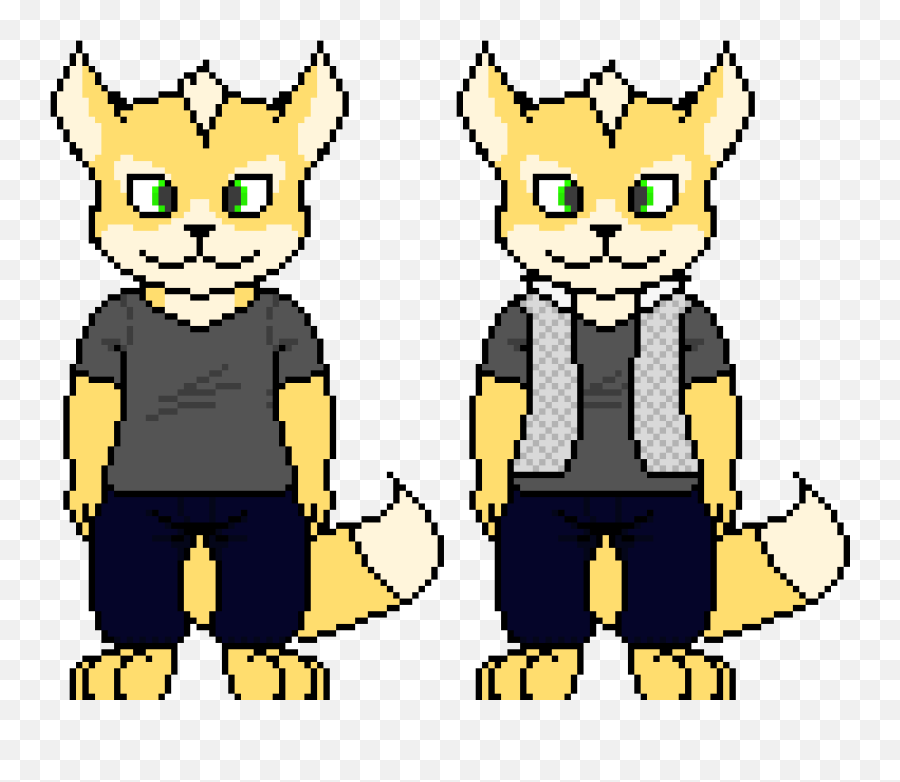 Fox Mccloud Sprites Wwithout Vest Pixel Art Maker - Portable Network Graphics Png,Fox Mccloud Png