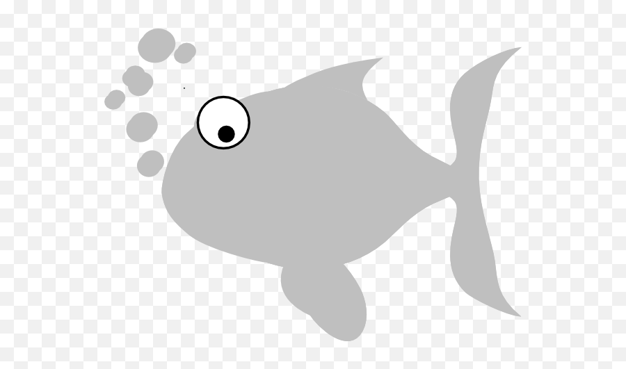 Grey Fish Clip Art - Vector Clip Art Online Red Fish Png Clipart,Cartoon Fish Png
