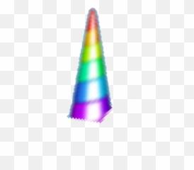 Unicorn Horn Clipart Rainbow - Triangle Png Download Transparent Background