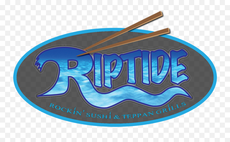 Riptide Rockinu0027 Sushi U0026 Teppan Grills - Language Png,Sushi Logo