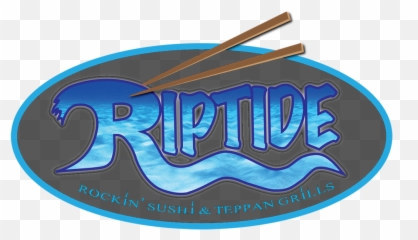 Riptide Rockinu0027 Sushi U0026 Teppan Grills - Language Png,Sushi Logo