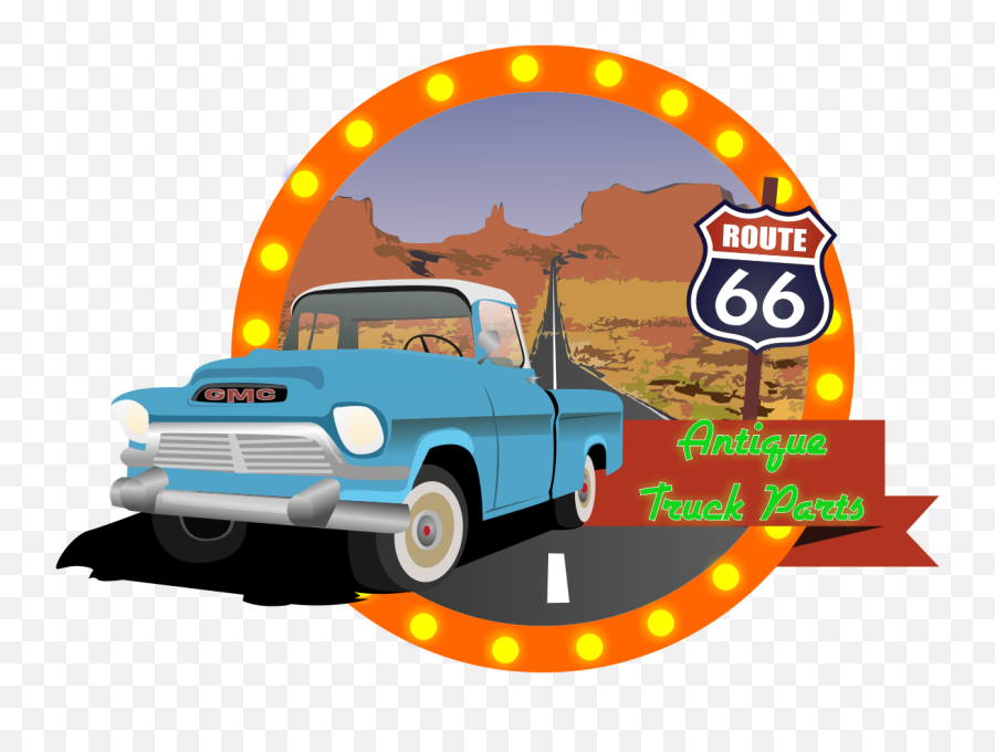 It Company Logo Design For Route 66 Antique Truck Parts By - Route 66 Png,Route 66 Logos