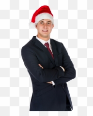 Empresario De Navidad Stock Foto Gratis - Public Domain Formal Wear Png,Gorro De Navidad Png