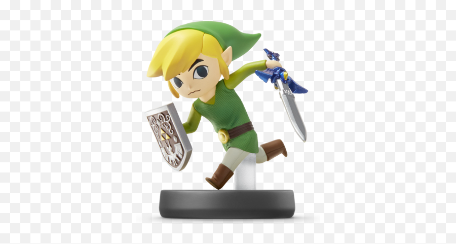 Toon Link Amiibo - Super Smash Bros Ultimate Toon Link Amiibo Png,Toon Link Transparent