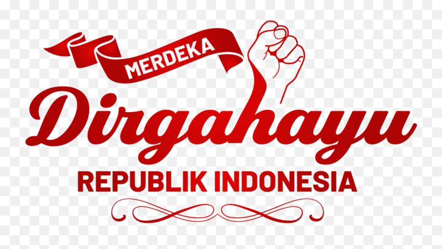 Dirgahayu Republik Indonesia With Fist - Colorpngfile Free Dirgahayu Republik Indonesia Png,Fist Emoji Transparent
