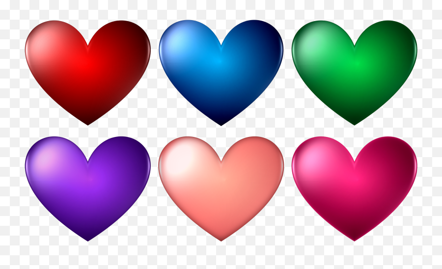 Hearts Shape Love Drawing - Heart Shape Different Colors Png,Heart Shape Transparent