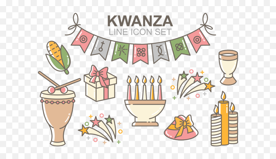 Kwanzaa Icons Vector - Kwanzaa Vectors Png,Kwanzaa Png