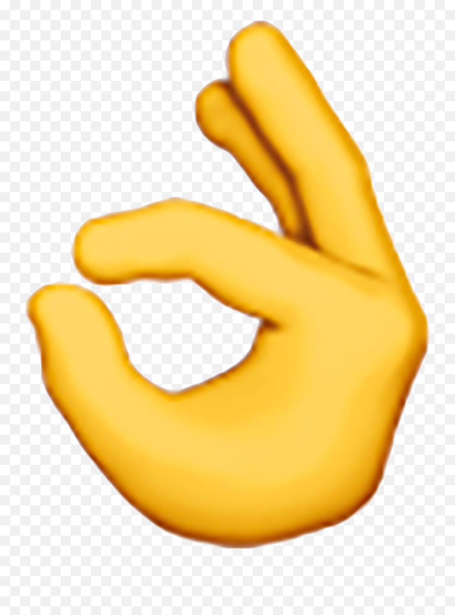 Finger Circle Emoji Png - Ok Hand Transparent Background,Finger Emoji Png