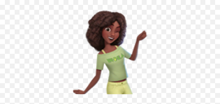 Tiana - Curly Png,Princess Tiana Png