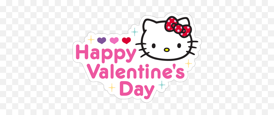 Download Hd Happy Valentineu0027s Day - Hello Kitty Transparent Dot Png,Happy Valentine's Day Png