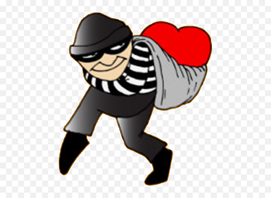 Danses - Heart Robber Clipart Full Size Clipart 1294587 Ladrão De Coração Png,Robber Png