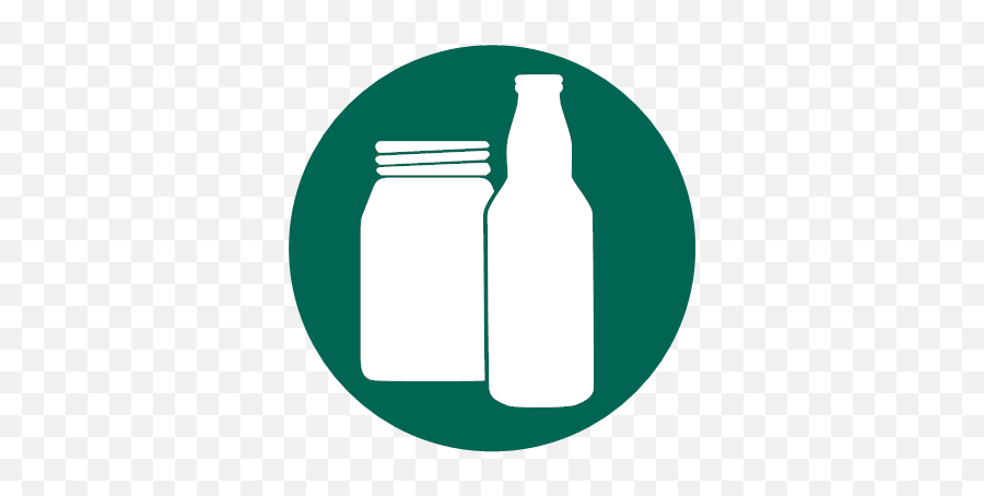 Bottles Glass Jars Recycling Png Icon