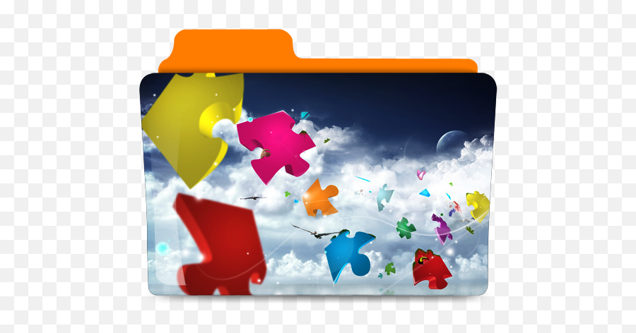 Jigsaw Folder Cute 3d Hd Png Iconpngeasy - Jigsaw Puzzle,Jigsaw Icon