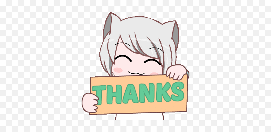 Gray Hair Big Eyes Sticker - Gray Hair Big Eyes Anime Thank You Anime  Clipart Png,Big Eyes Icon - free transparent png images 