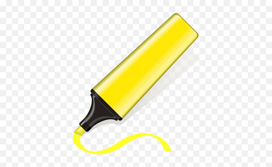 Yellow Text Marker 3d Icon - Transparent Png U0026 Svg Vector File Marcador De Texto Png,3d Icon Png
