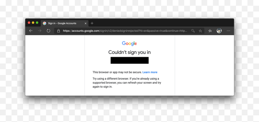 Chromium Edge Not To Login Google Services After Update - Horizontal Png,Chrome Taskbar Icon