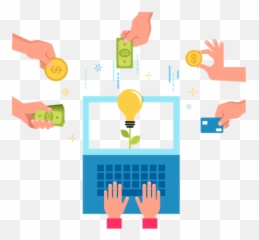 Best Premium Crowdfunding Illustration Download In Png - Design,Crowd Icon Png