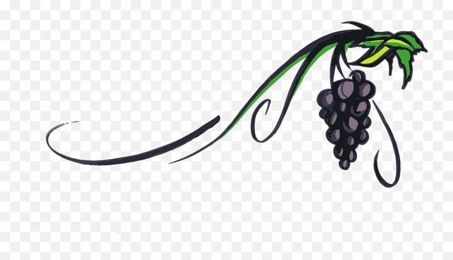 Simple Free Vine Cliparts Transparent - Clip Art Wine Grapes Png,Transparent Vine