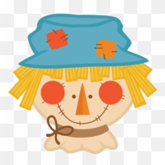Scarecrow Svg Scrapbook Cut File Cute Clipart Files For - Clipart Cute Scarecrow Face Png,Scarecrow Png