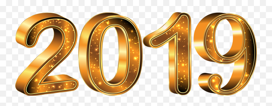 Happy New Year Gold Png - Picsart 2019 Png Text,Happy New Year 2019 Png