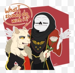 Digitalart - Altertale Toriel And Sans Png,Toriel Png