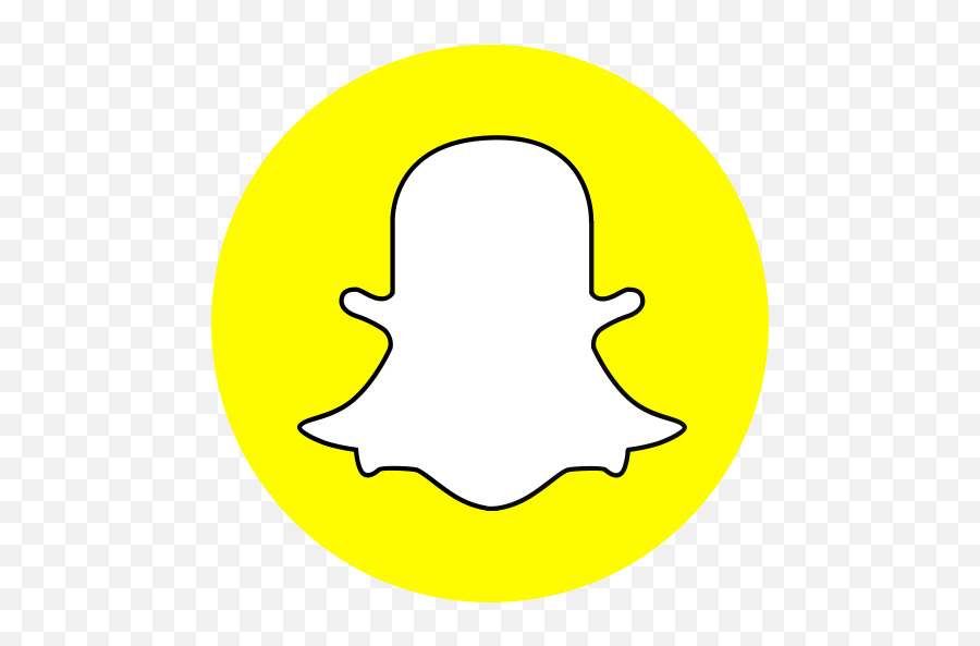Snapchat Png Icon - Snapchat Logo Circle Transparent,Snapchat Logo Png