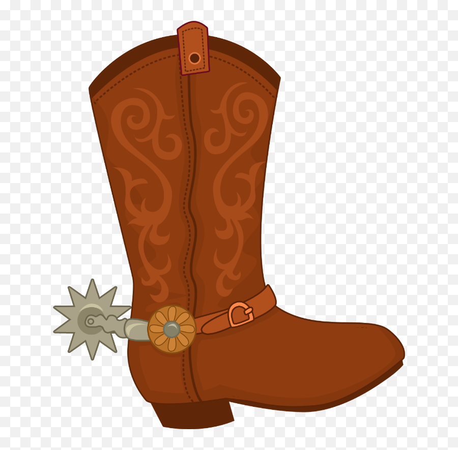 Lasso Clipart Cowboy Boot - Transparent Cowboy Boots Cartoon Png,Cowboy Boots Png