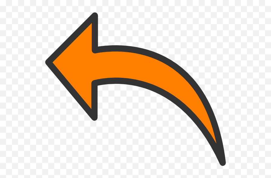 Arrow Clip Art - Orange Arrow Cliparts Png Download 600 Orange Curved Arrow Clipart,Arrow Clipart Transparent