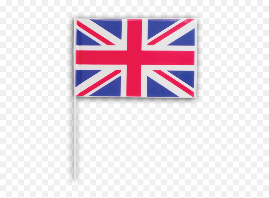 Handheld Waving Union Jack Plastic Flag - United Kingdom Flag Png,Waving Flag Png