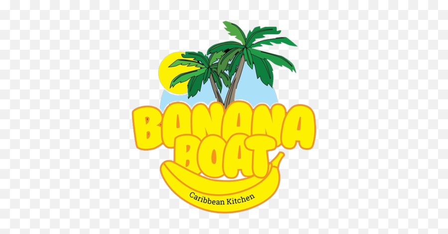 Banana Boat Caribbean Food Town Menu In Daytona Beach Florida - Clip Art Png,Banana Boat Logo
