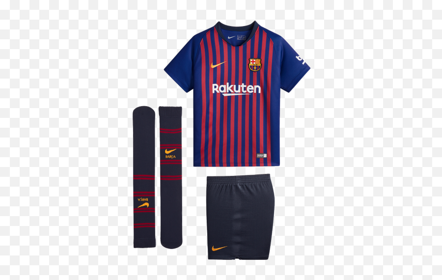 Barcelona Home Kids Football Kit 201819 - Barcelona New Kit 2018 19 Png,Barca Logo 512x512