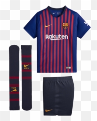 Barcelona Home Kids Football Kit 201819 - Barcelona New Kit 2018 19 Png,Barca Logo 512x512