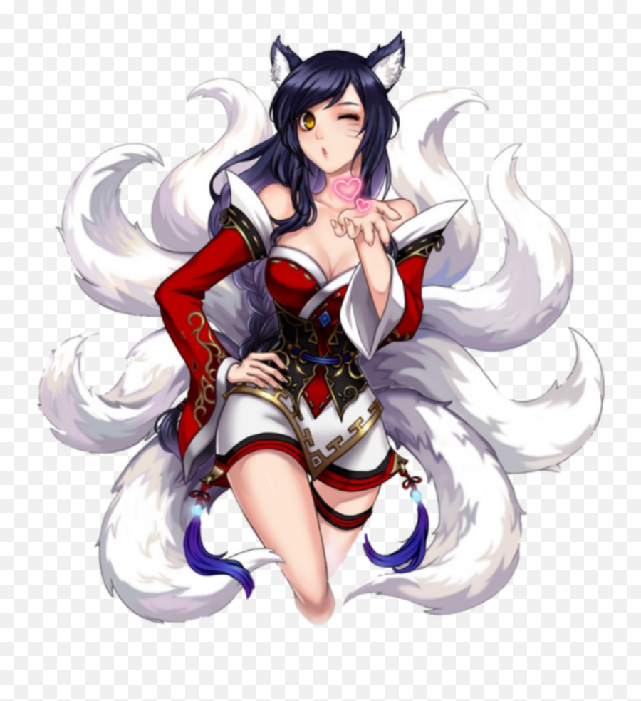 Lol Sticker - Ahri X Male Reader Png,Ahri Png