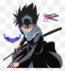 Png - Hiei Iii Hiei Yuyu Hakusho Render Full Size Png Kurama Hiei Yu Yu Hakusho,Yu Yu Hakusho Png