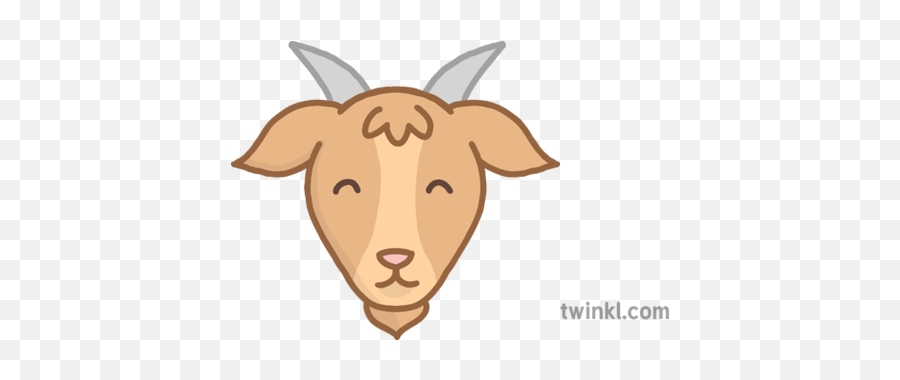 Goat Cute Animals Emoji Story Book - Cattle Png,Goat Emoji Png