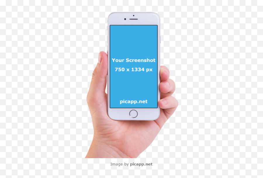 Stock Photos Mockups From Picapp - Png Mobile Frame For Screenshots,Iphone Frame Png