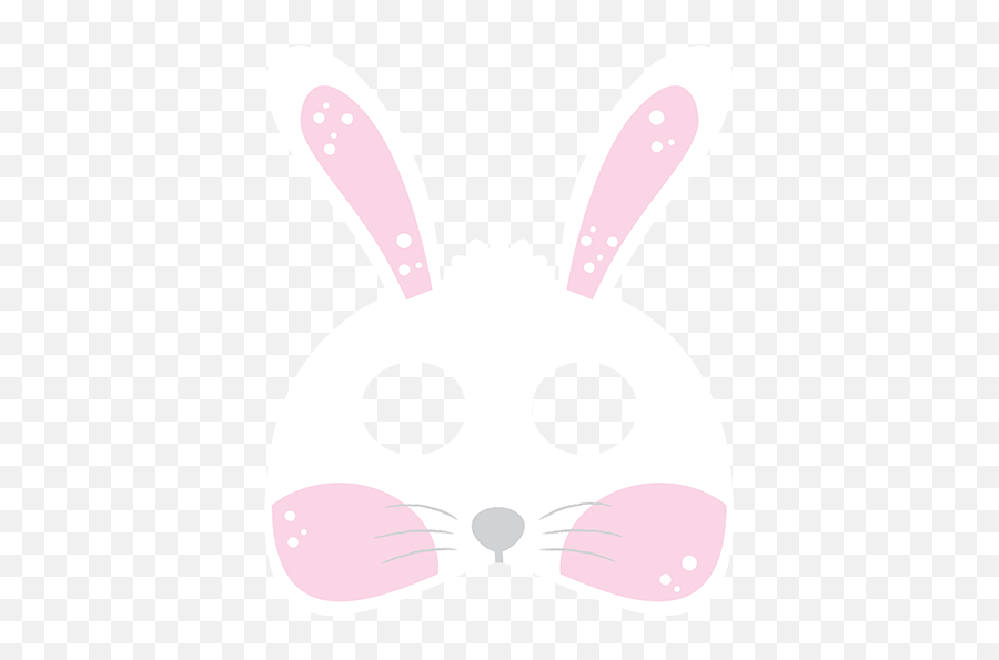 Download Easter Bunny Paper Mask Ears - Domestic Rabbit Png,Bunny Ears Png