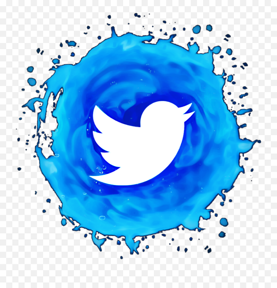 Twitter Logo Skycon Icon Bird Blue Sticker By Skysnet - Twitter Logo Sticker Picsart Png,Twitter Logo Icon
