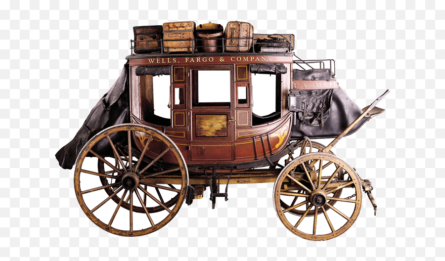 Stagecoach History - Wells Fargo History Covered Wagon Stagecoaches In The 1800s Png,Wells Fargo Png