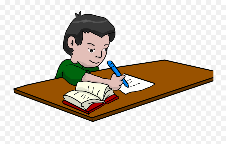 Homework Study Student School - Child Doing Homework Clipart Png,Homework Png