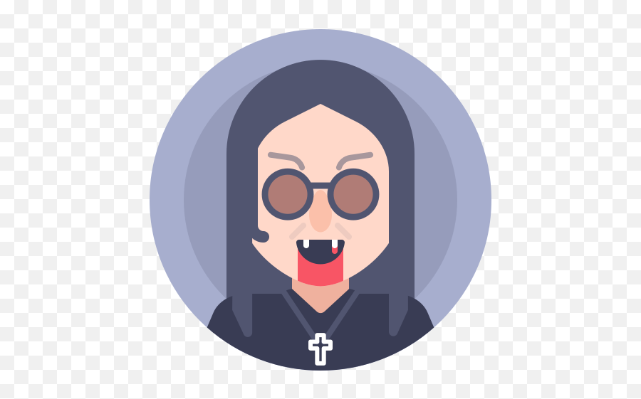 Avatar Male Ozzy Rock Singer Free Icon Of Xmas Giveaway - Ozzy Avatar Png,Singer Png