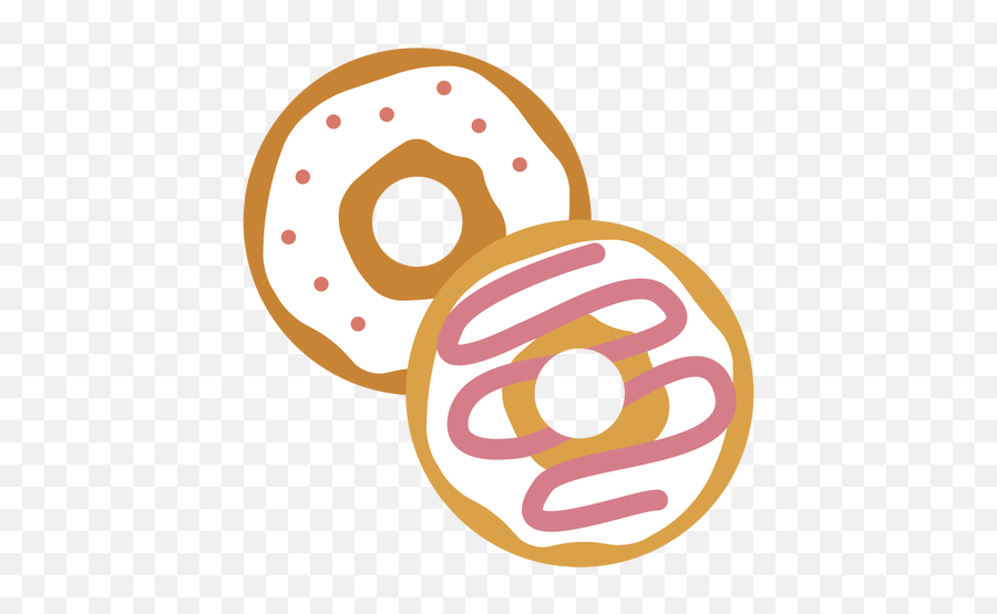 Two Doughnuts Icon - Transparent Png U0026 Svg Vector File Two Donuts Cartoon Png,Donuts Transparent Background