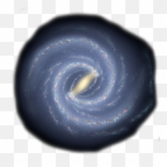 Download Transparent Solar System Png - Milky Way Galaxy Does A Spiral Form