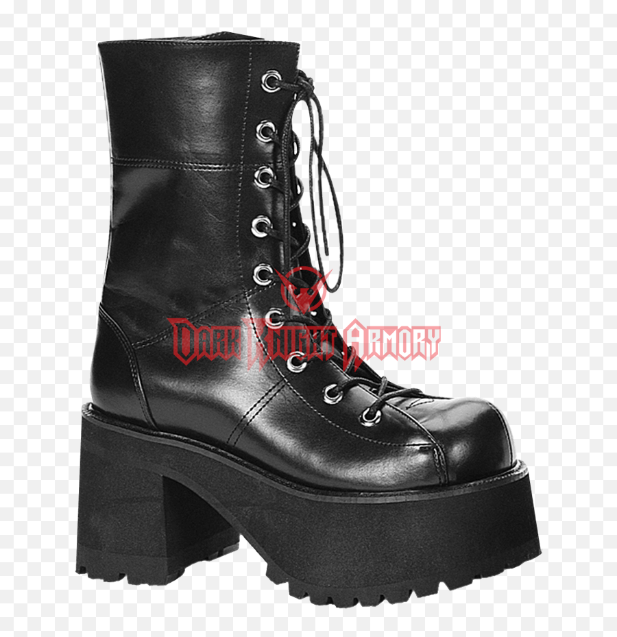 Download Womens Platform Combat Boots - Demonia Ranger 301 Png,Combat Boots Png