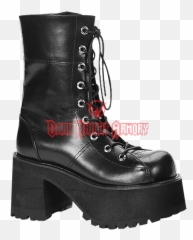 Download Womens Platform Combat Boots - Demonia Ranger 301 Png,Combat Boots Png