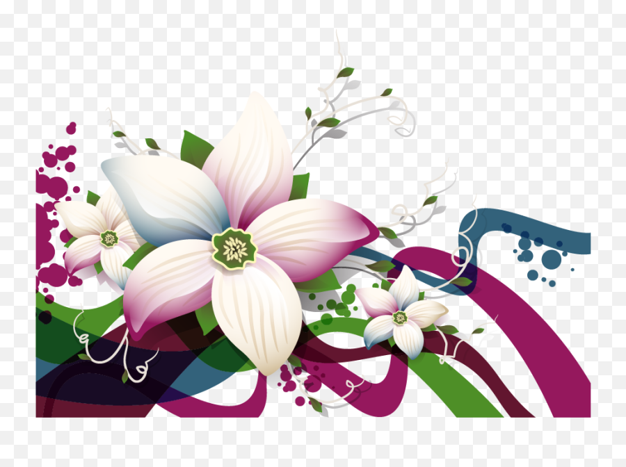 Floral Design Flower Art - Transparent Vector Flower Png,Flowers Png Vector