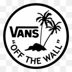 Vans Shoes Interesting Art Sticker - Black And White Clipart Vsco png
